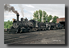 Photo: Cumbres & Toltec 463 and 484 ready for doubleheading duty