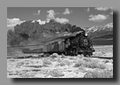 Photo: Nevada Northern RY 93 with mixed train in the Steptoe Valley, NV